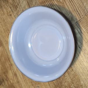 Large VTG Lilac Purple Formation Enamel Bowl